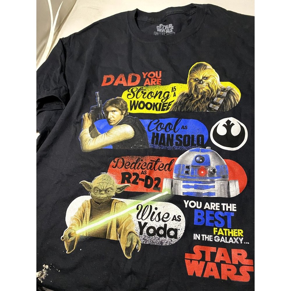 Star Wars Best Father In The Galaxy Graphic T-Shirt medium